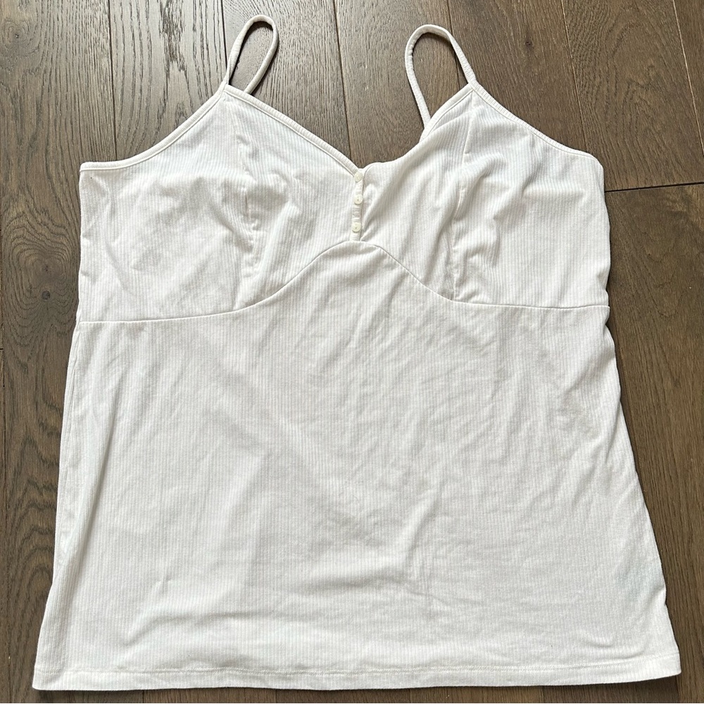 Super Soft by Torrid White Women's Tank Top Size 4 = 4X XXXXL